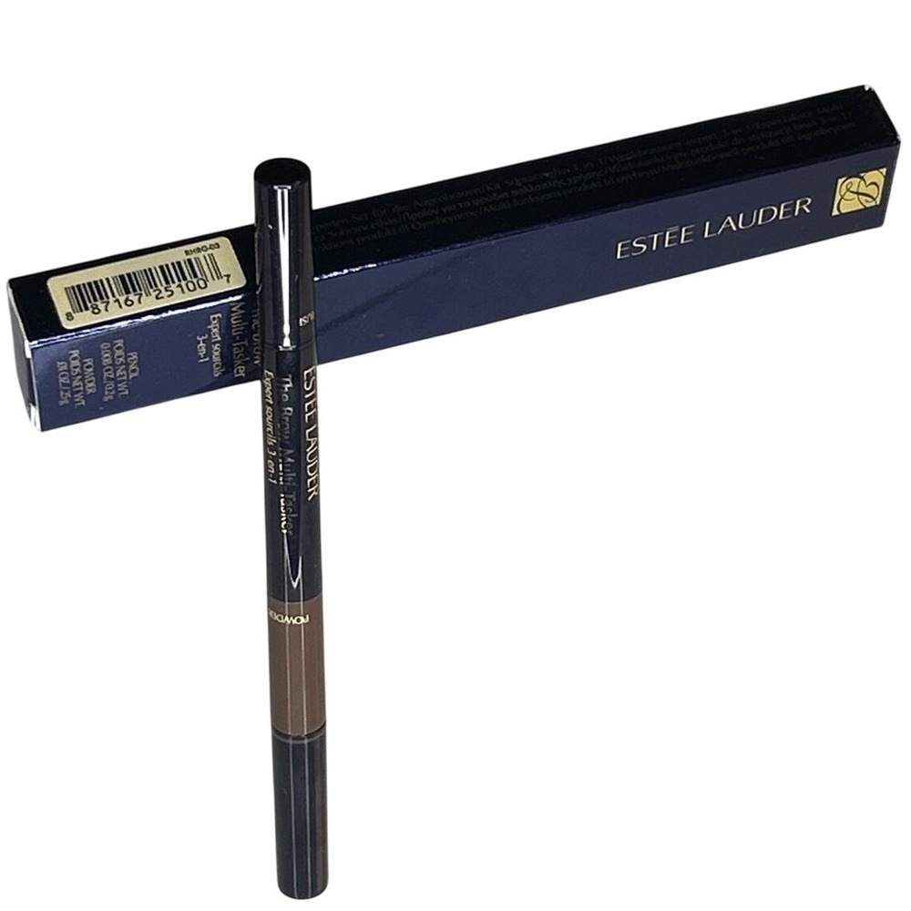 Estee Lauder The Brow Multi-Tasker Womens 03 Brunette New 3-in-1‎ Pencil Powder